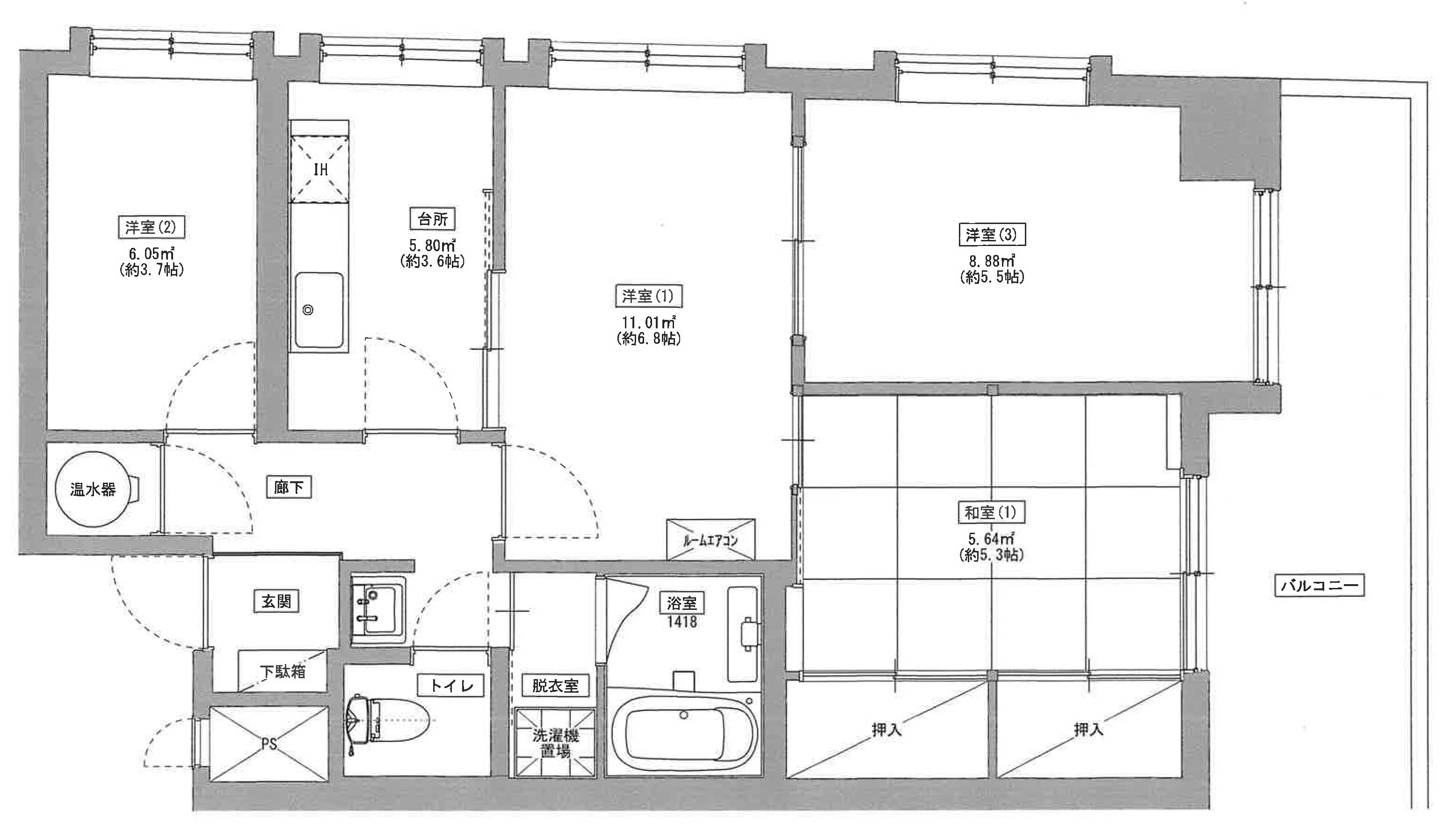 マンションmio　間取り